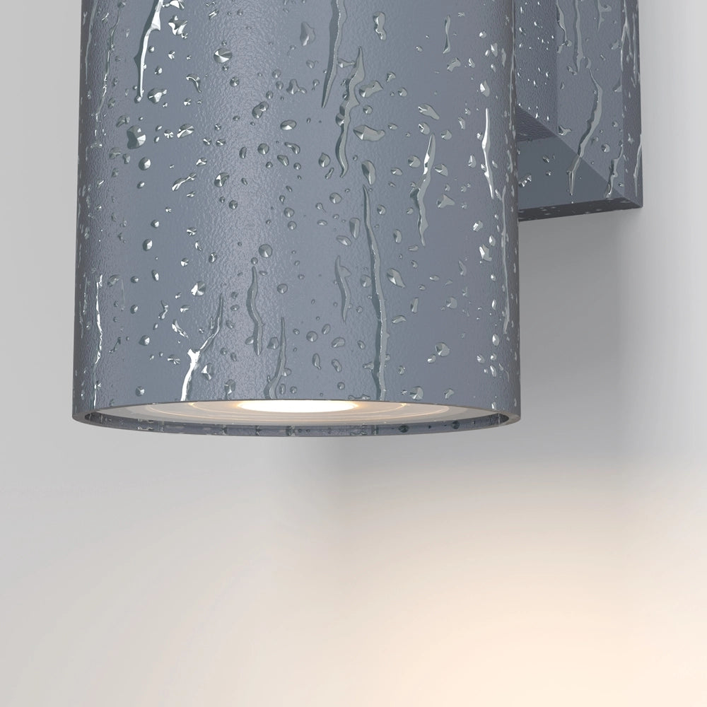 Applique esterna Maytoni Bowery 2xGU10 IP54 grigio nero
