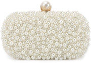 Borsa da sera elegante per la sposa con decorazione in perle per matrimoni e feste formali