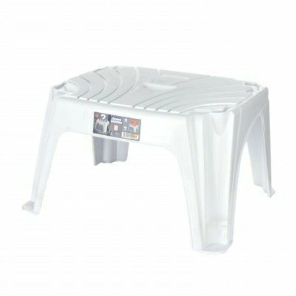 Sgabello In Plastica Multiuso Step 2 45X35X22 Cm Colori Assortiti - Bama Spa
