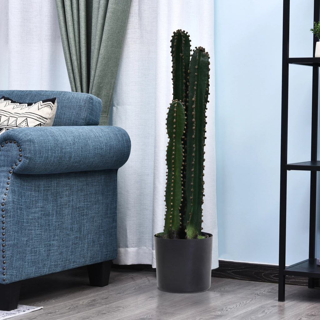 Pianta artificiale grande cactus ¨C Minimal ¨C verde ?17x98H cm