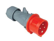 SPINA INDUSTRIALE VOLANTE BLU 3P+E CEE IP44- -16A colore rosso - 2 pezzi