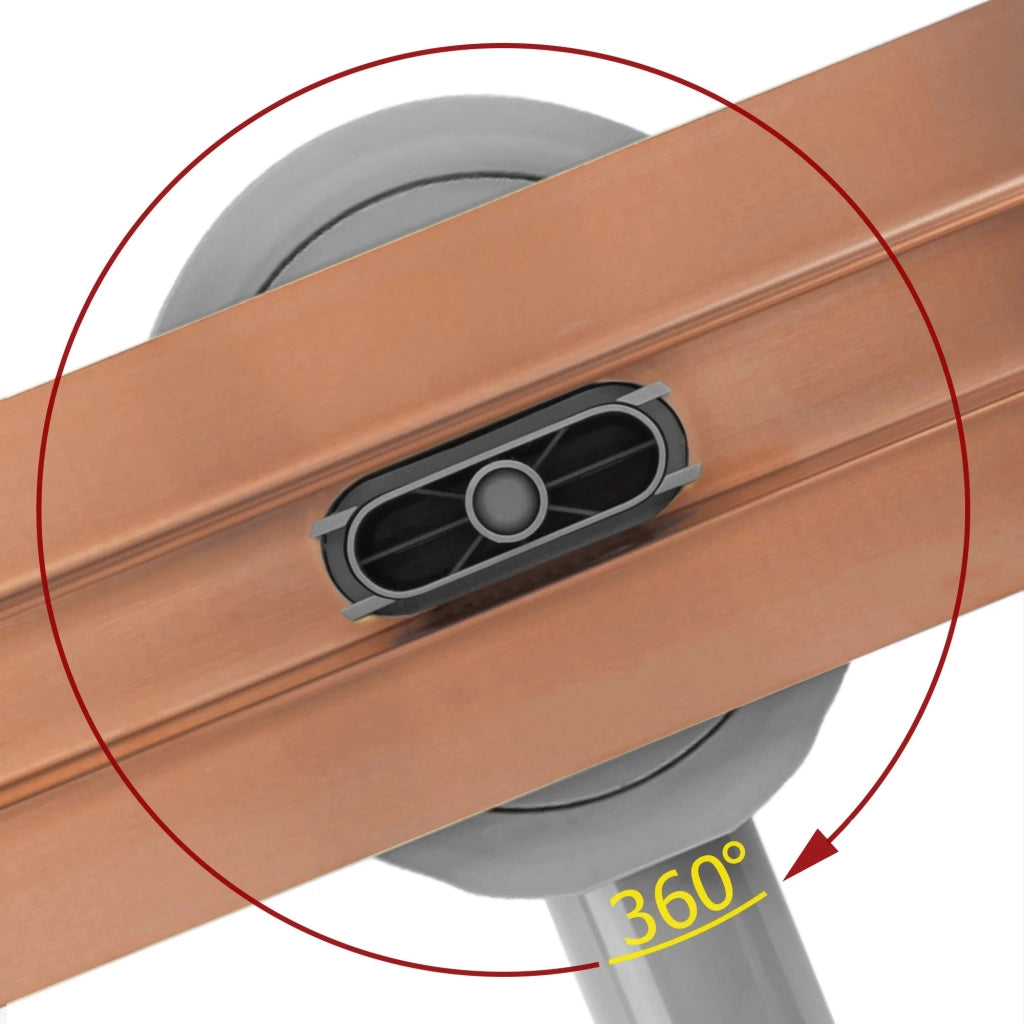 Scarico Lineare Rea Neox Slim Pro Brushed Copper 60