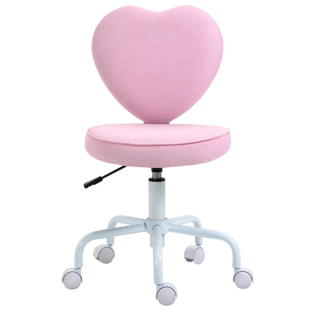 Sedia girevole ¨C Minimal ¨C rosa, 42x50x79-89 cm