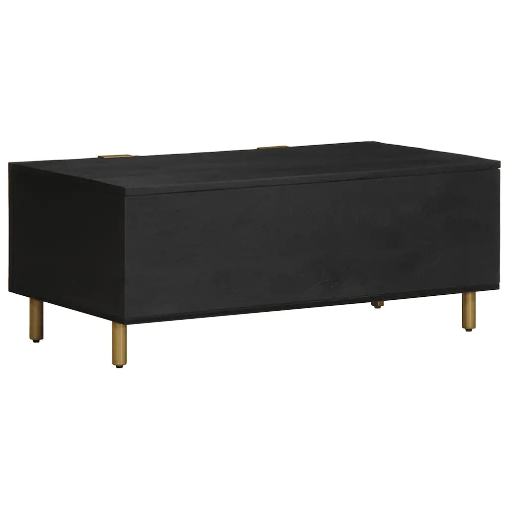 Tavolino da Salotto-Tavolino da soggiorno-Tavolo Nero 100x54x40 cm in Legno Multistrato