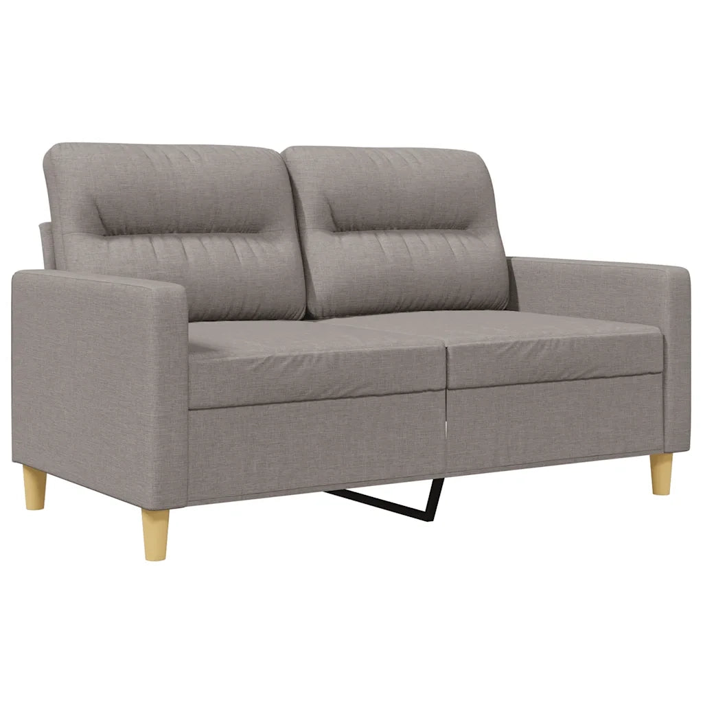 Divano a 2 Posti-Sofa 2 Posti Tortora 120 cm in Tessuto 848456