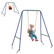 Altalena 2 posti per bambini ¨C Minimal ¨C arancione e blu