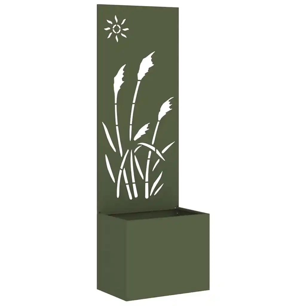 Schermo per privacy in giardino Oliver verde 50 x 140 cm 876430