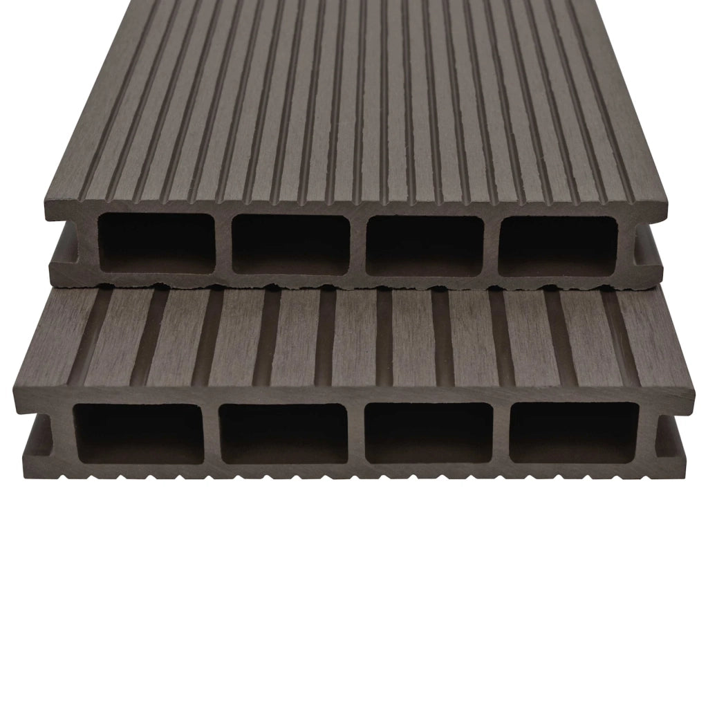 Pavimento da Deck 78 pcs Marrone Scuro WPC 3444793