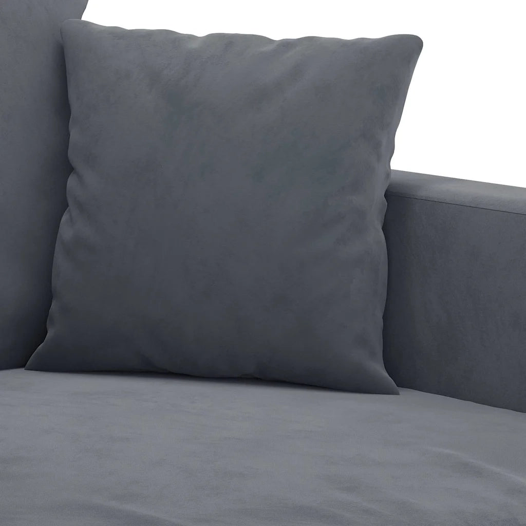 Divano a 2 Posti-Sofa 2 Posti grigio scuro 120 cm in Velluto 486303