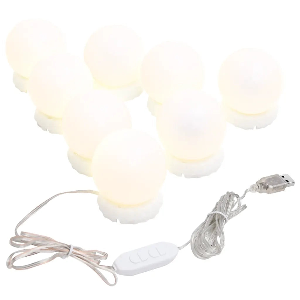 Specchio da Parete | Specchio decorativo Rotondo Senza Cornice con Luci LED in Vetro