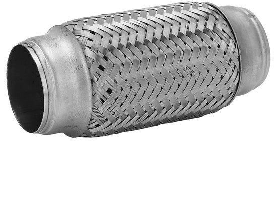 Flessibile tubo di scarico in acciaio inossidabile - tubo di scarico intrecciato - connettore per auto/truck/bus - diametro interno 50mm - lunghezza 155mm - installazione saldata - tubo di scarico di scarico