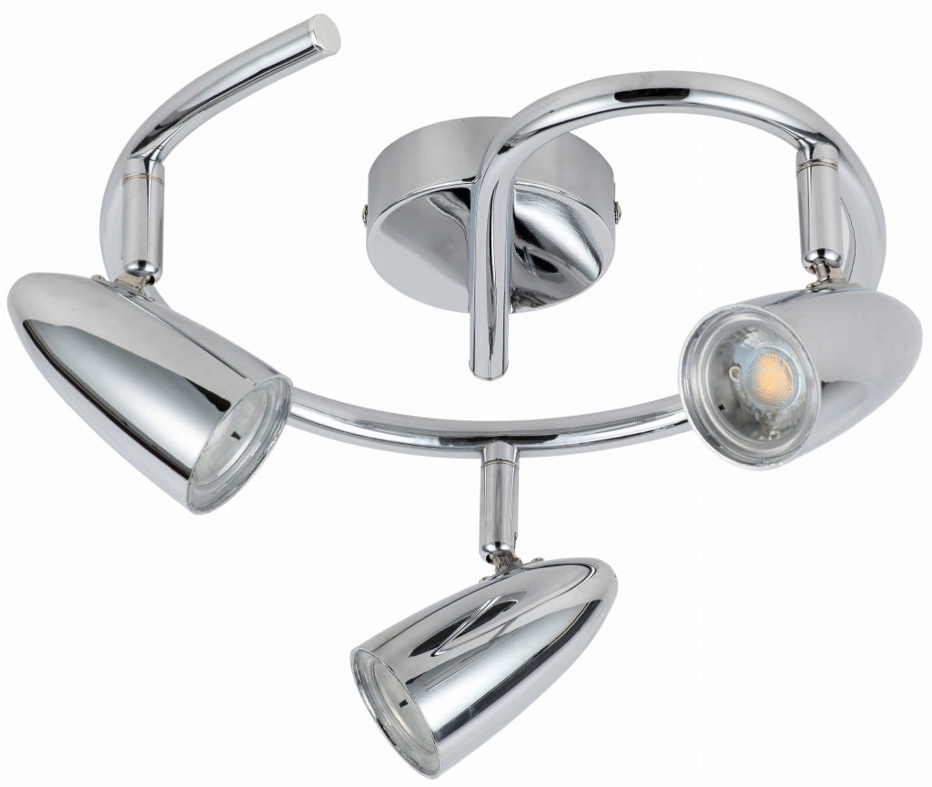 Plafoniera LED Candellux Liberty 3 luci cromo 27cm