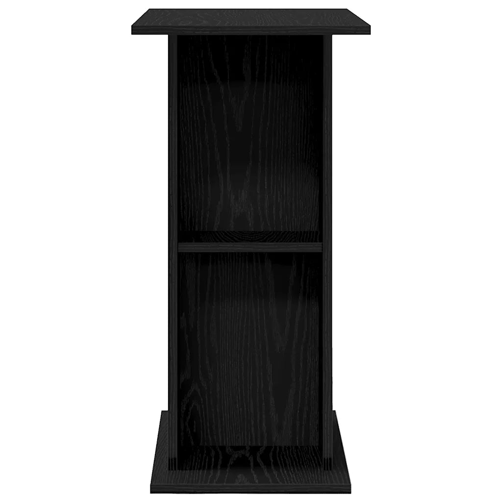 Supporto per acquario in rovere nero 75x36x72,5 cm in legno ingegnerizzato 862158