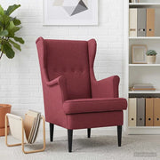 Poltrona Rosso Vino Tessuto 42029885