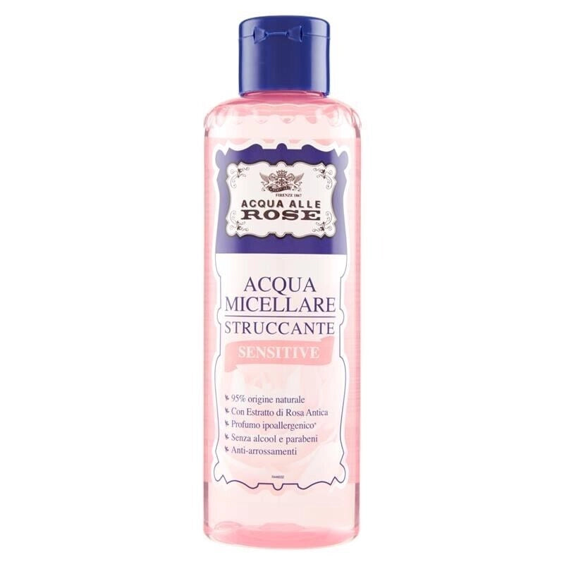ROBERTS ACQUA MICELLARE ALLE ROSE PER PELLI DELICATE IN FORMATO DA 200ML