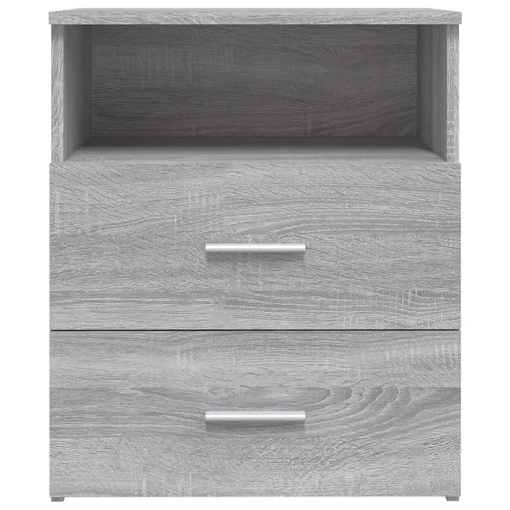 Comodino | Armadio da Notte | Mobiletto da notte Grigio Sonoma 50x32x60 cm
