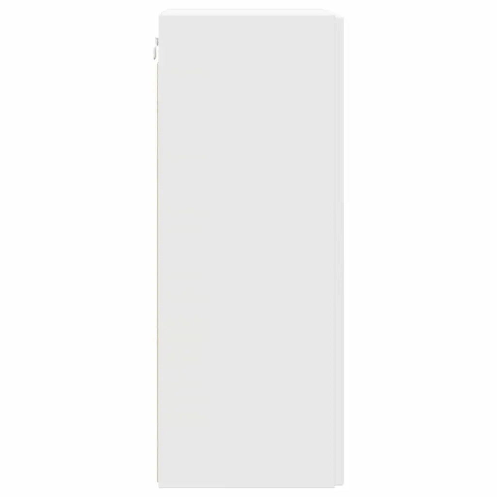 Mobile TV da parete 2 pcs Bianco 30 x 31 x 80 cm 892290