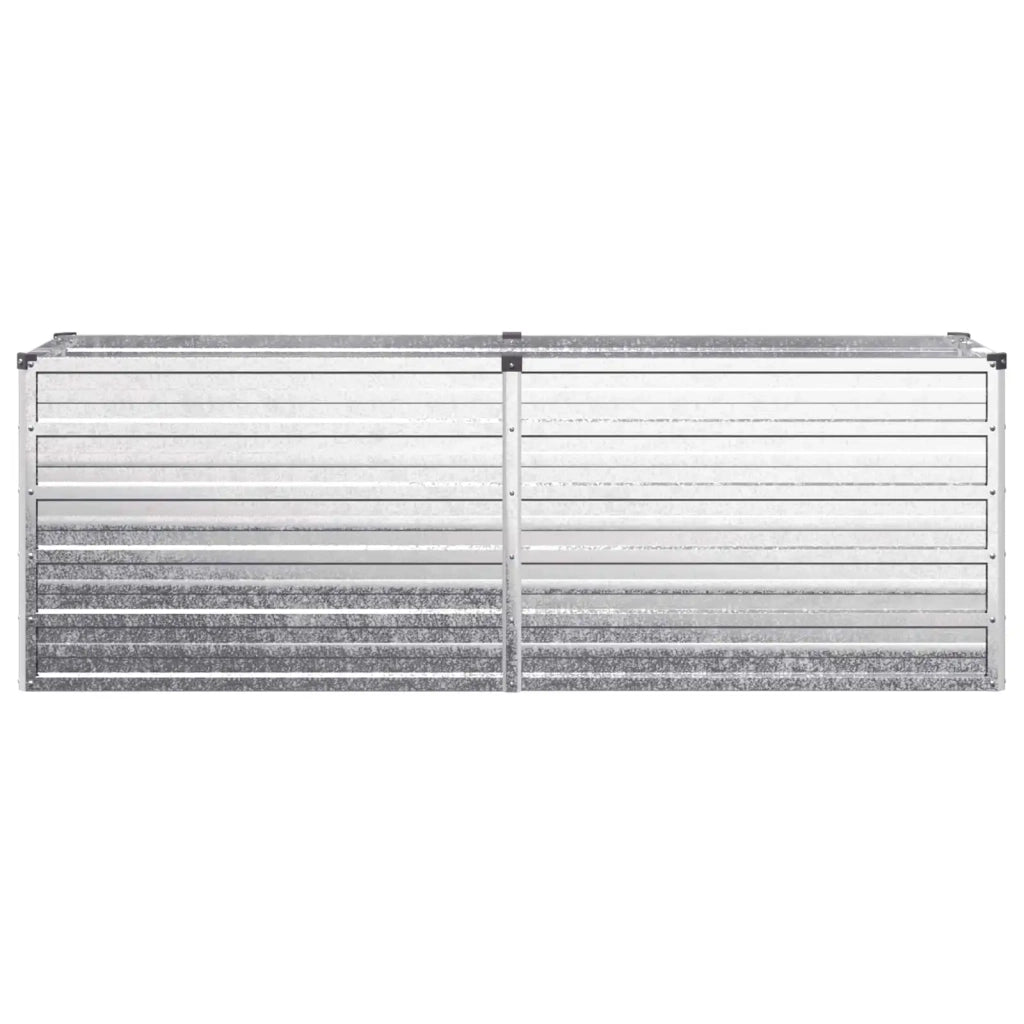 Letto rialzato da giardino Argento 160 x 40 x 55 cm 8006247