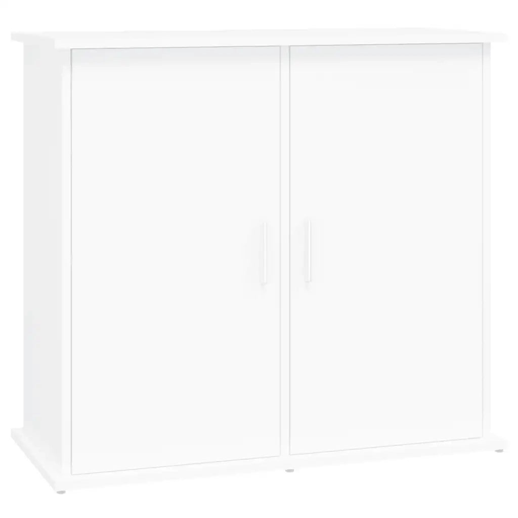 Supporto per Acquario Bianco 81x36x73 cm in Legno Multistrato