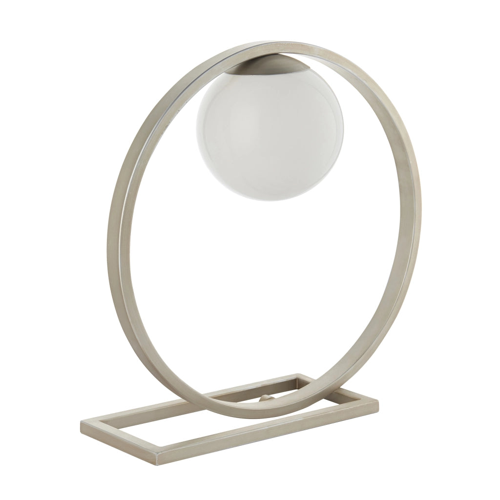 Lampada da tavolo ENZO Endon sfera opale argento G9