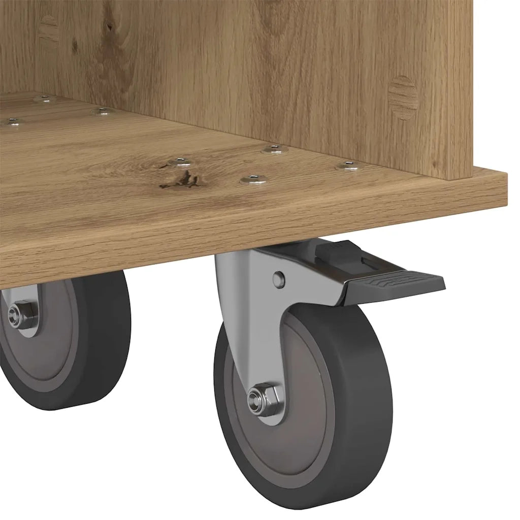 Supporto TV | Armadietto TV | Mobile Porta TV Rovere artigianale 100 x 35 x 35 cm