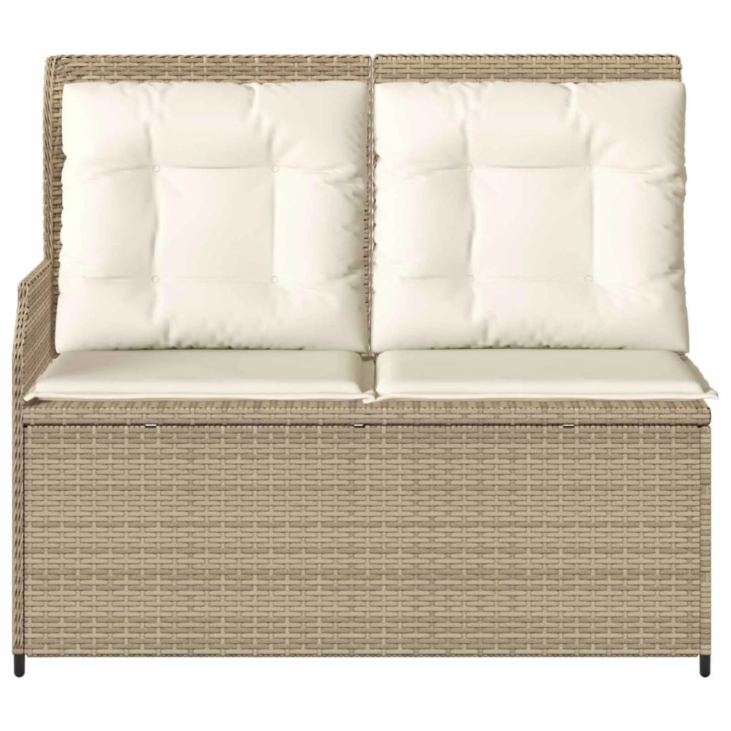 Panchina da Giardino | Panca da Giardino Beige polyrattan