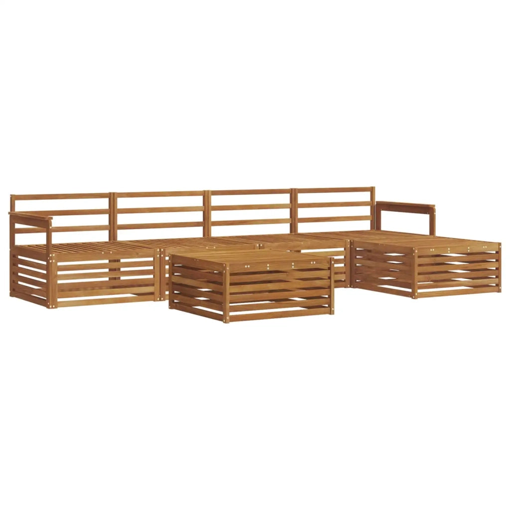Set di divani da esterno 6 pcs Naturale 3373324