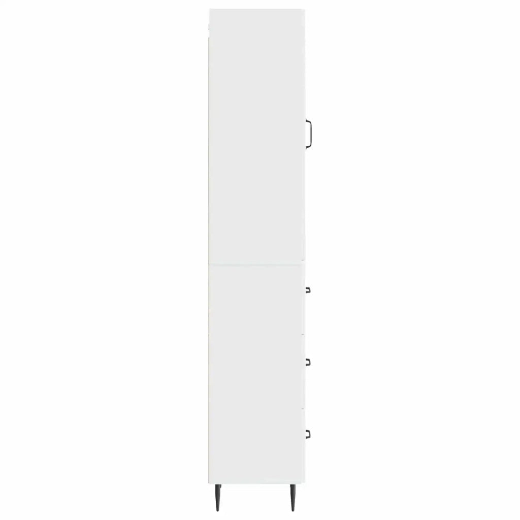 Set di armadi 2 pcs Bianco Lucido 33 x 34,5 x 90 cm 3416650