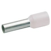 TERMINALE A BUSSOLA DIN BIANCO 0,5X8 - CONF.500 PZ