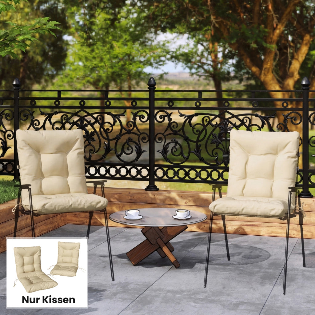 Cuscino per seduta esterna con schienale ¨C Minimal ¨C Beige