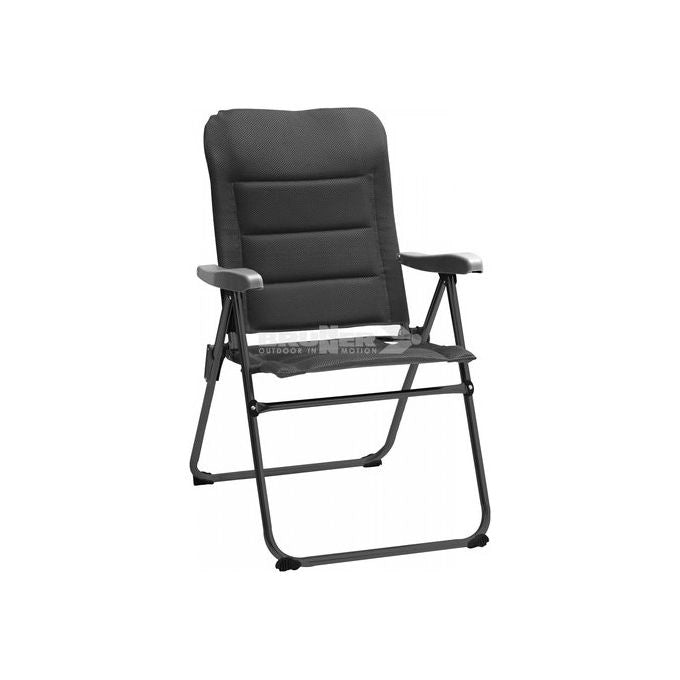 Brunner 0404088N.C09 Skye 3D Compact Sedia Pieghevole Campeggio Alluminio Struttura ad U Portata 120 Kg colore Nero