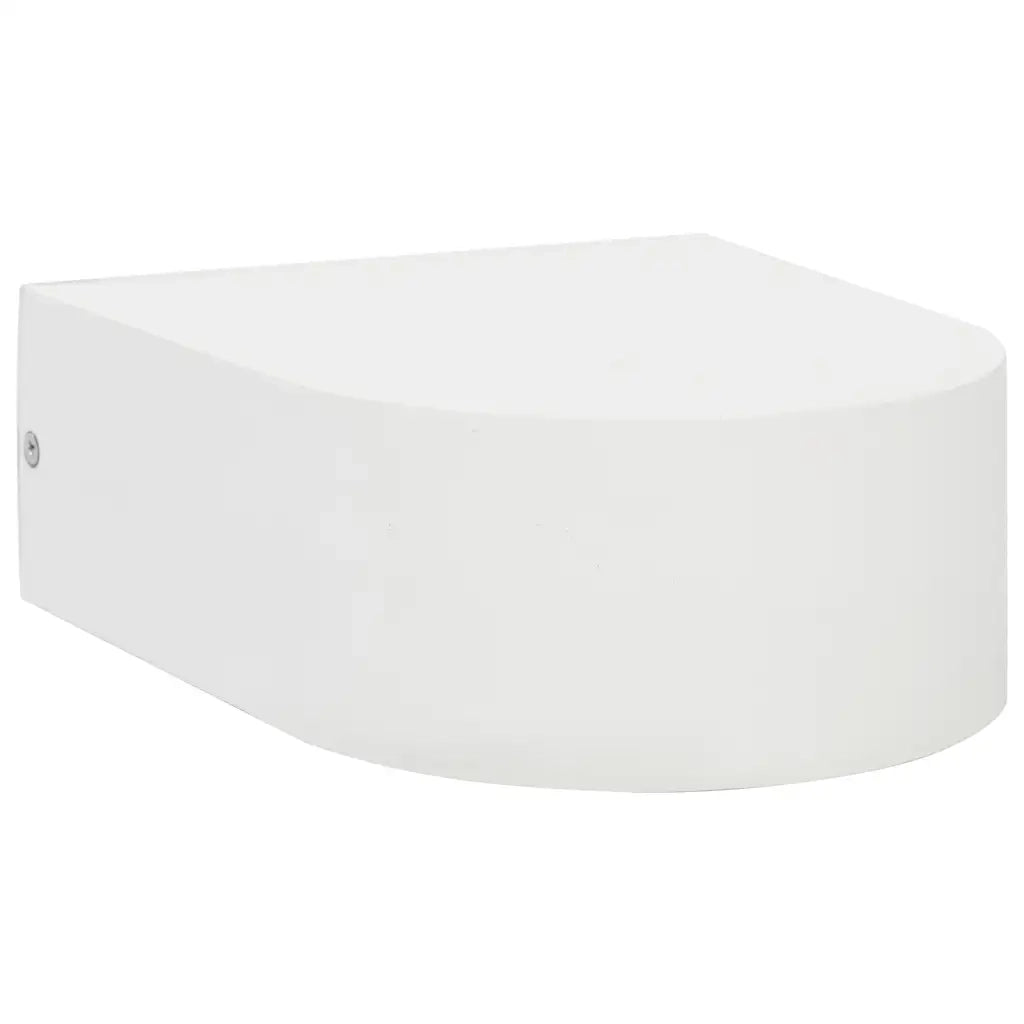 Lampade da Parete da Esterno 2 pz 11 W Bianche Rotonde 45657
