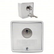 SELETTORE A CHIAVE DA ESTERNO ABS PER SERRANDA AUTOMATICA ELETTRICO BIANCO