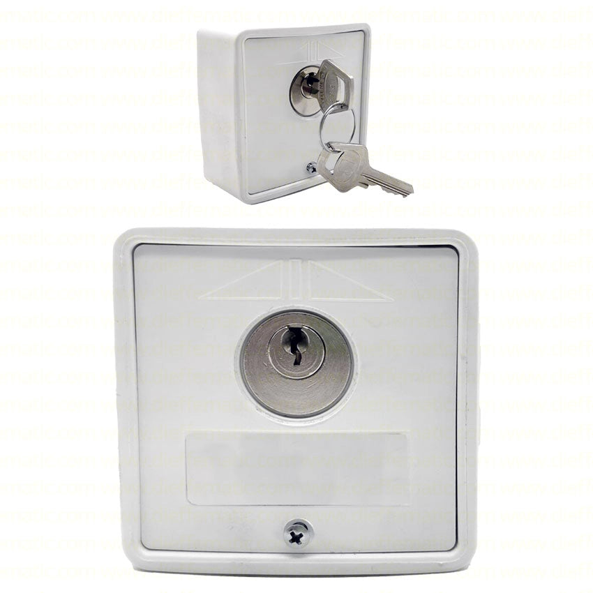SELETTORE A CHIAVE DA ESTERNO ABS PER SERRANDA AUTOMATICA ELETTRICO BIANCO