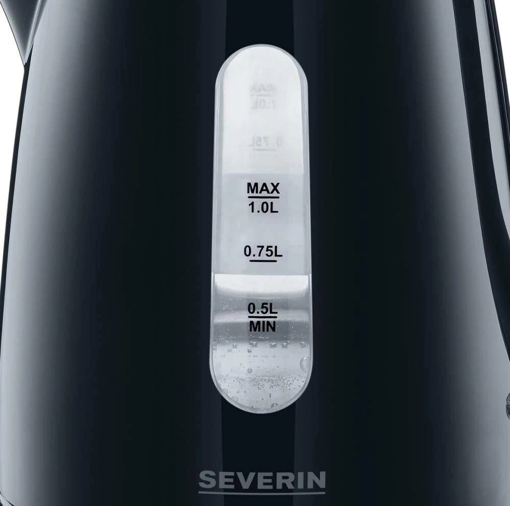 Severin WK 3410 bollitore elettrico 1 L 2200 W Nero