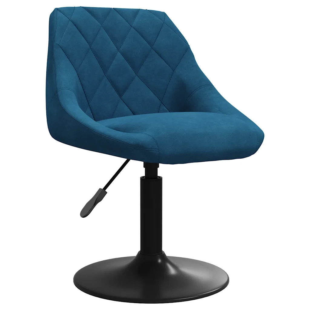 Sgabello da Bar Blu in Velluto 335320
