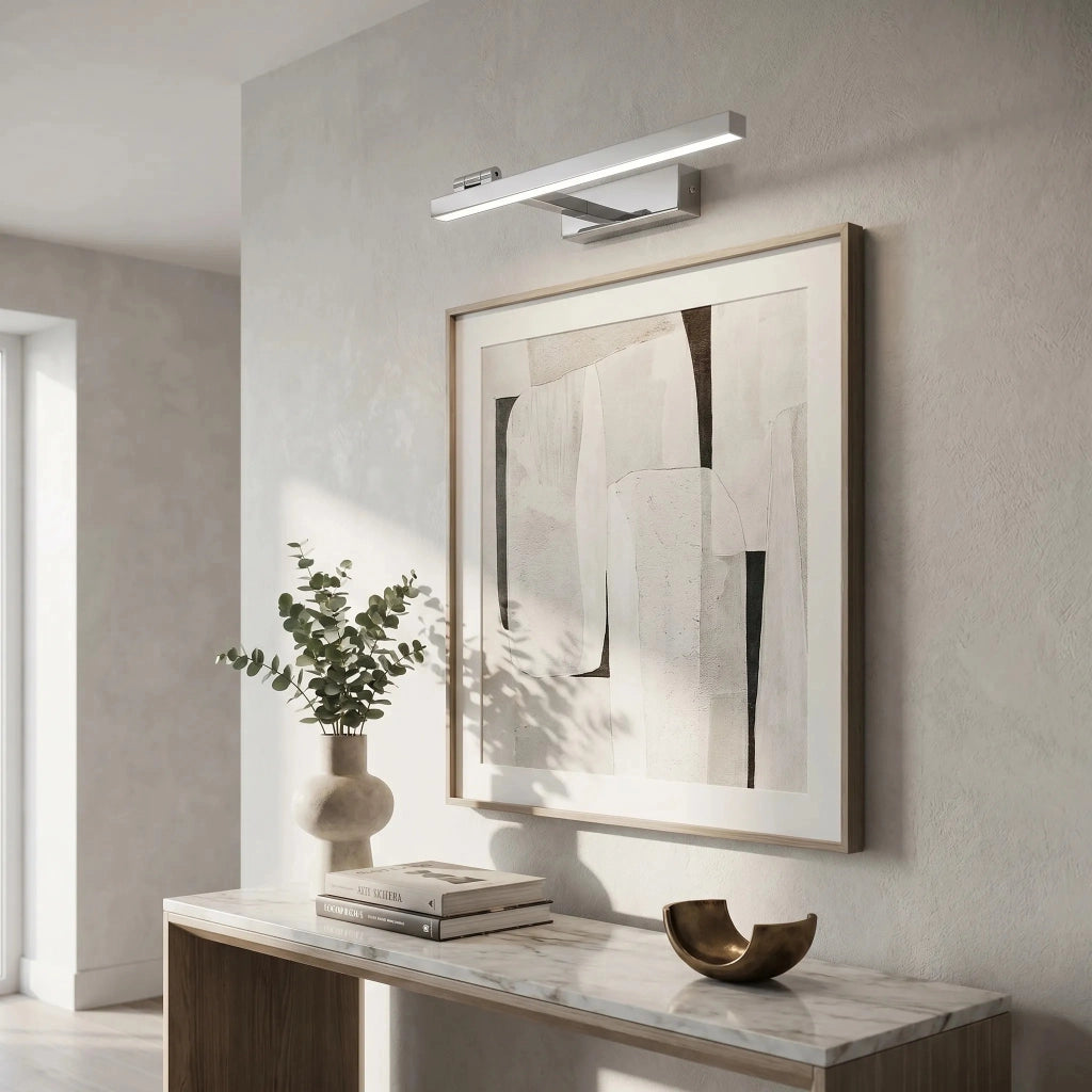 Applique Da Bagno Led Swe028-1w 40cm Chrome