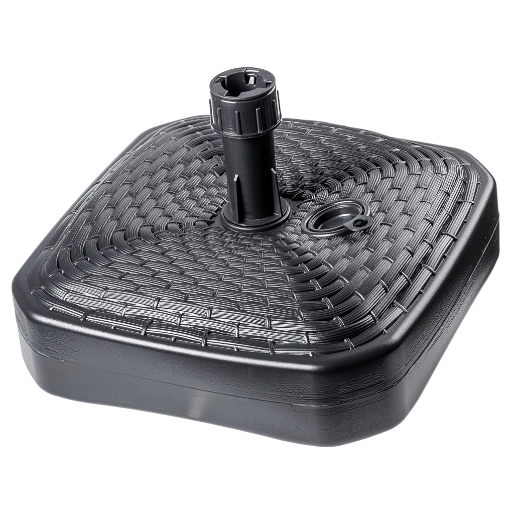 Base per ombrellone KADAX, supporto per ombrellone da giardino, quadrato, 39 cm, peso