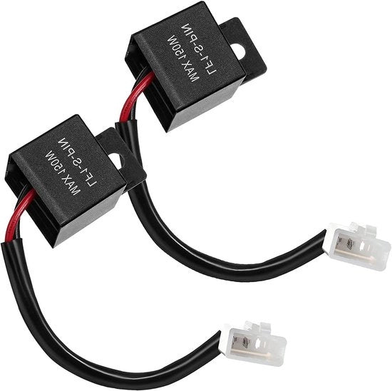 Relè elettronico a LED per flasher per motocicletta, scooter e bicicletta