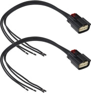 Connettore di illuminazione posteriore 6 pin - 2x attacco cavo - 30 cm - 18 AWG - compatibile con Vauxhall Astra K MK7 (2015-2022) - materiale resistente