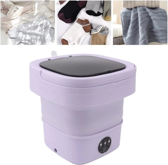 Mini Lavatrice Portatile 6L - Dehydratore Portatile per Intimo e Calze
