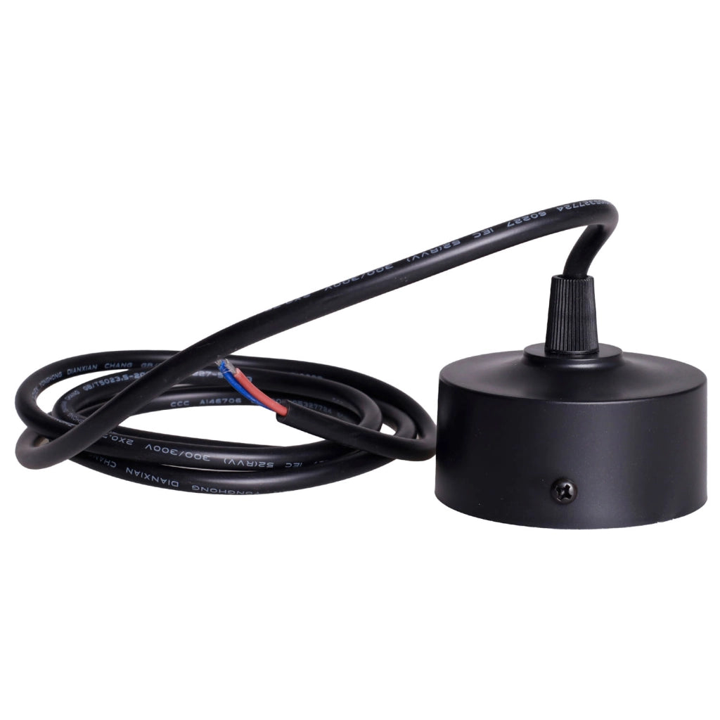 Rosone nero adattatore alimentazione binario magnetico Maxlight