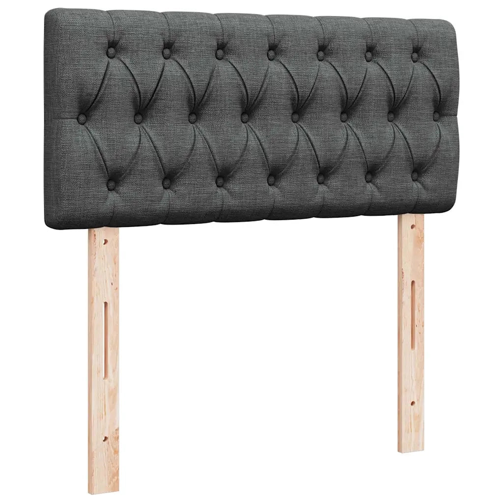 Struttura Letto Pouf con Materassi 200x200 cm in Tessuto 3312872