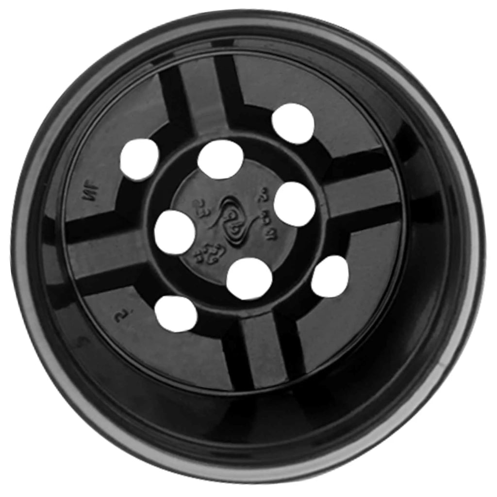 Vaso Rotondo per Fiori 50 pcs Nero Ø 10 x 8 cm Plastica 42029490