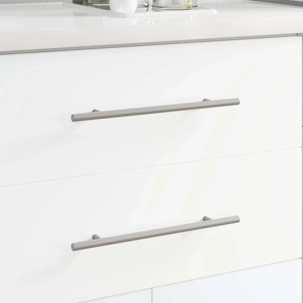 Maniglia per Armadio 2 pz Argento 300 mm Acciaio inossidabile 864733