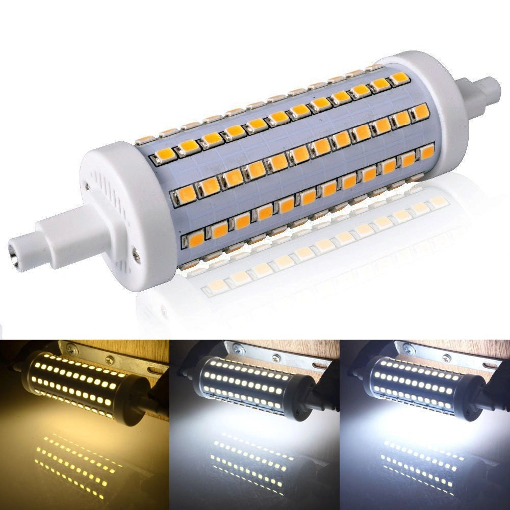 Trade Shop - Lampada Lampadina A Led R7s Luce 360 Gradi 118mm Luce Calda Fredda 220v 10w -
