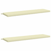 Cuscini per Panchina a 2 Pezzi SOEST 2 pz 100% Poliestere Crema 949057