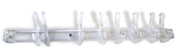 Appendiabiti in plexiglass Trasparente Mod. DOGGANCI Misura: 60x10 cm