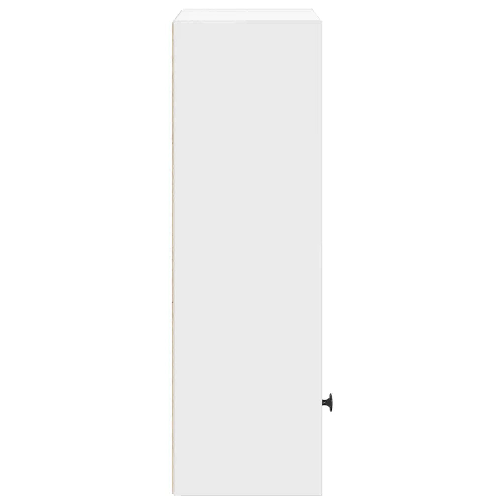 Libreria-Scaffale per Libri-Mobile di Stoccaggio Bianca 31x24x77 cm in Legno Multistrato