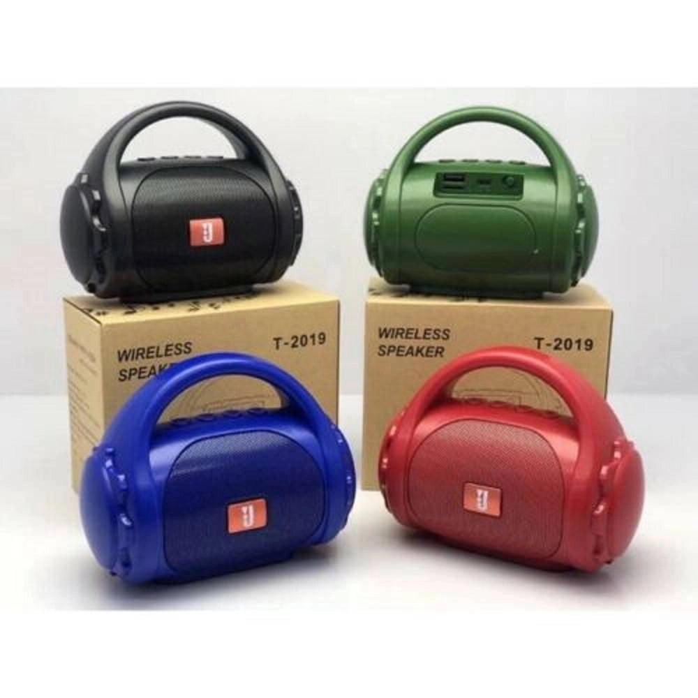 Trade Shop - Mini Cassa Portatile Speaker T-2019 Wireless Bluetooth Audio Potente Amplificata -